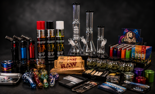 Retail-ready smoke shop inventory with wholesale lighters and accessories