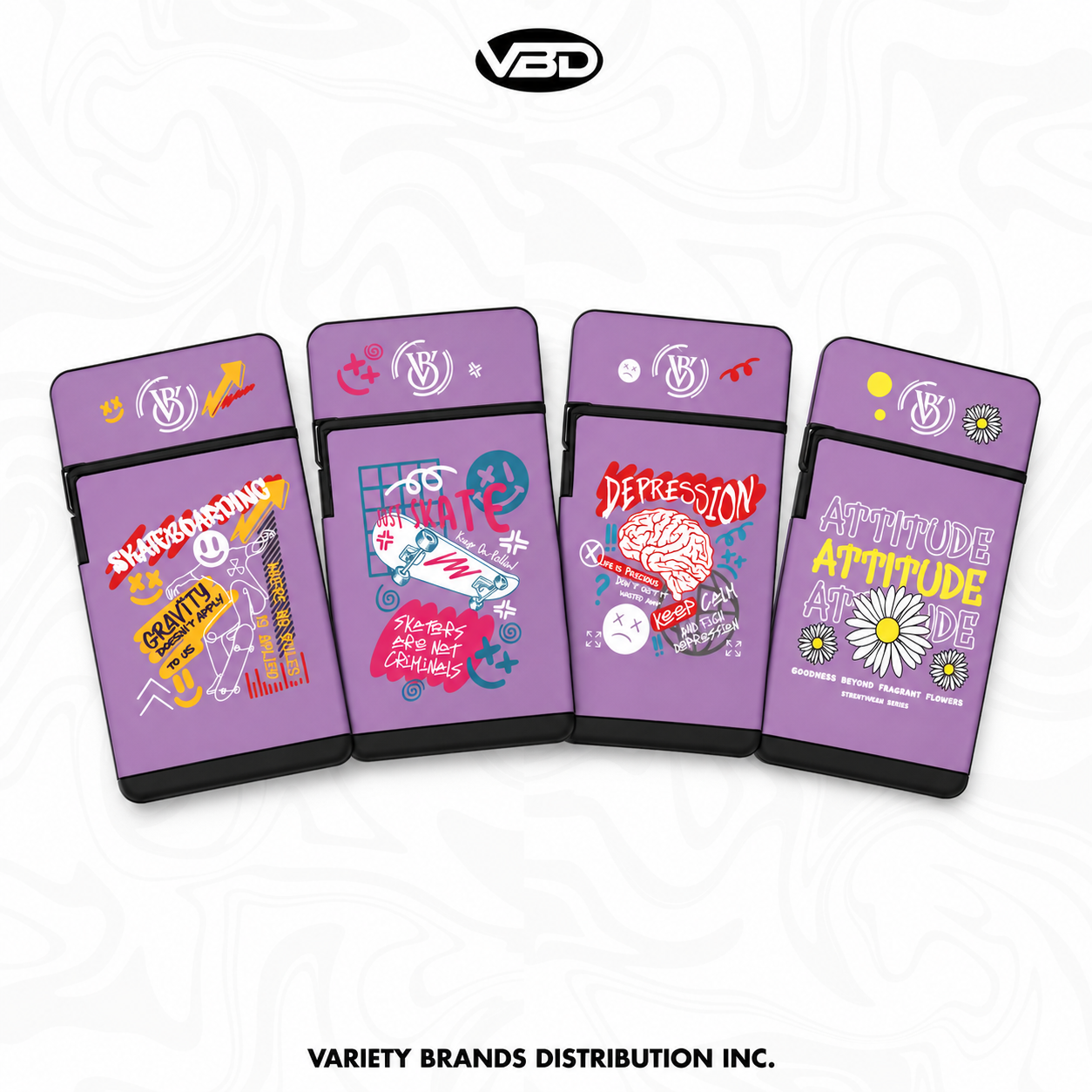 Electronic Gas Torch Lighter 2-Side Printed Fun Series 12pc/pk